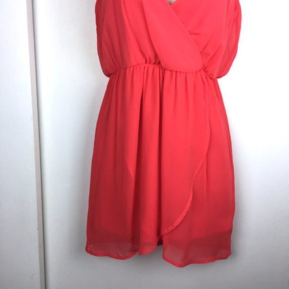 Pins & Needles Bright Pink Red Summer Dress - Picture 2 of 4